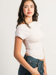 HARLOW HARLOW SLOANE TEE - BABY PINK - Boathouse