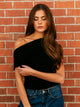 HARLOW HARLOW SLOANE TEE - BLACK - Boathouse