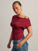 HARLOW HARLOW SLOANE TEE - BURGUNDY - Boathouse