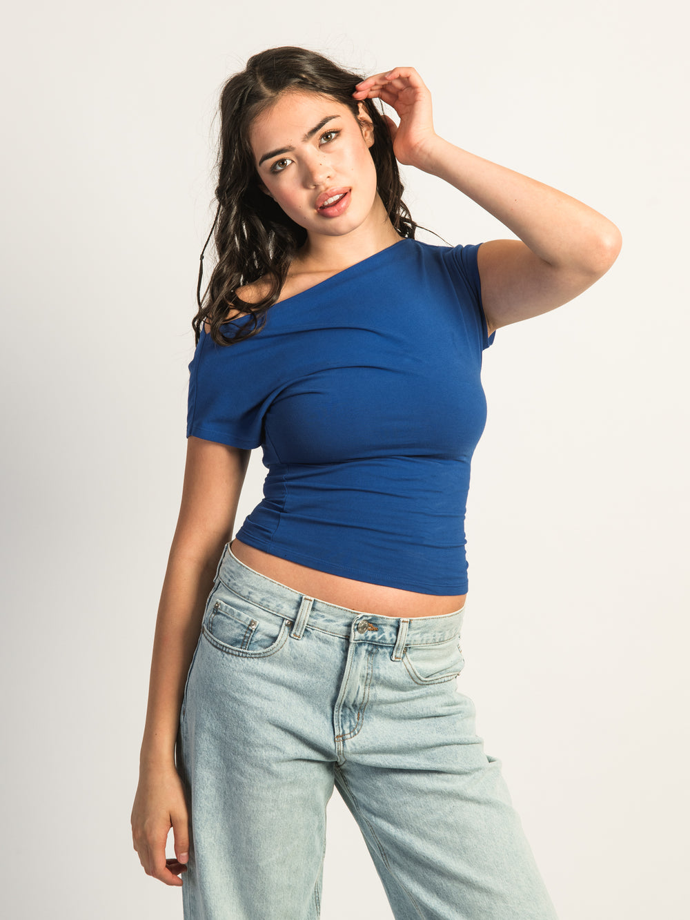 HARLOW SLOANE TEE - COBALT