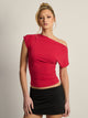 HARLOW HARLOW SLOANE TEE - RUBY - Boathouse