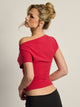 T-SHIRT HARLOW SLOANE - RUBIS