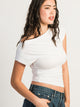 HARLOW HARLOW SLOANE TEE - WHITE - Boathouse