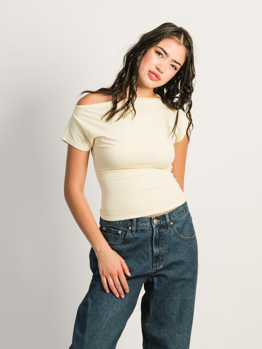 HARLOW SLOANE TEE - YELLOW