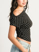 HARLOW HARLOW SLOANE TEE - POLKA DOT - Boathouse