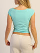 HARLOW HARLOW CLAIRE TEE - AQUA - Boathouse