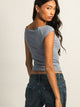 HARLOW HARLOW CLAIRE TEE - DENIM - Boathouse