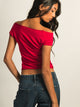 HARLOW HARLOW CLAIRE TEE - PORT - Boathouse