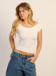 HARLOW HARLOW CLAIRE TEE - WHITE - Boathouse