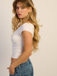 HARLOW HARLOW CLAIRE TEE - WHITE - Boathouse
