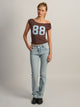 HARLOW HARLOW CLAIRE TEE 88 - BROWN - Boathouse