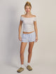 HARLOW HARLOW CLAIRE TEE - MELANGE - Boathouse