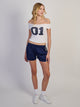 HARLOW CLAIRE TEE - WHITE