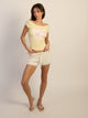 T-SHIRT HARLOW CLAIRE – JAUNE