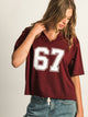 HARLOW HARLOW PINNY TEE - BURGUNDY - Boathouse