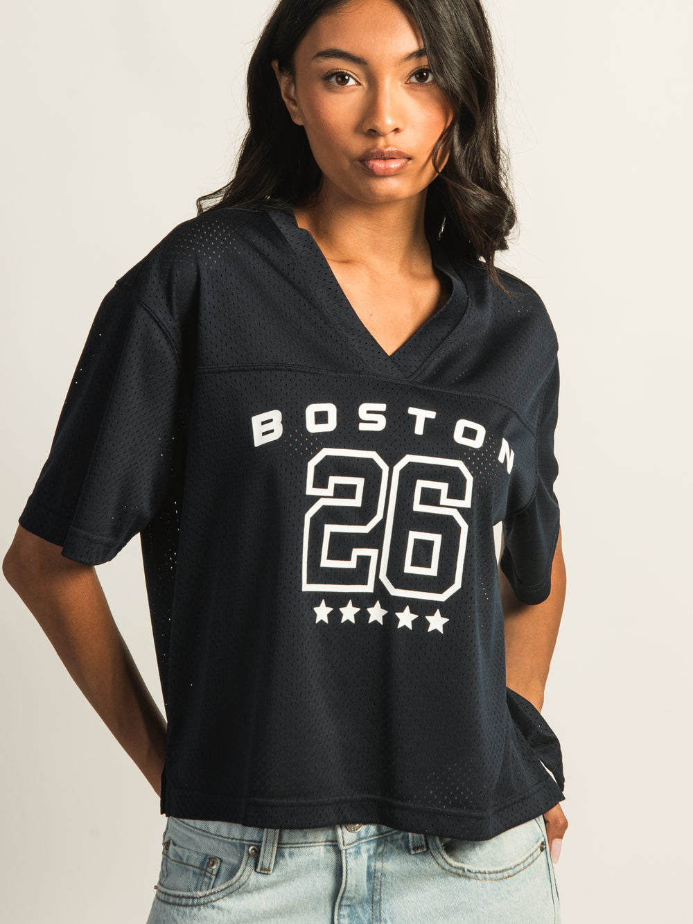 HARLOW PINNY TEE - NAVY