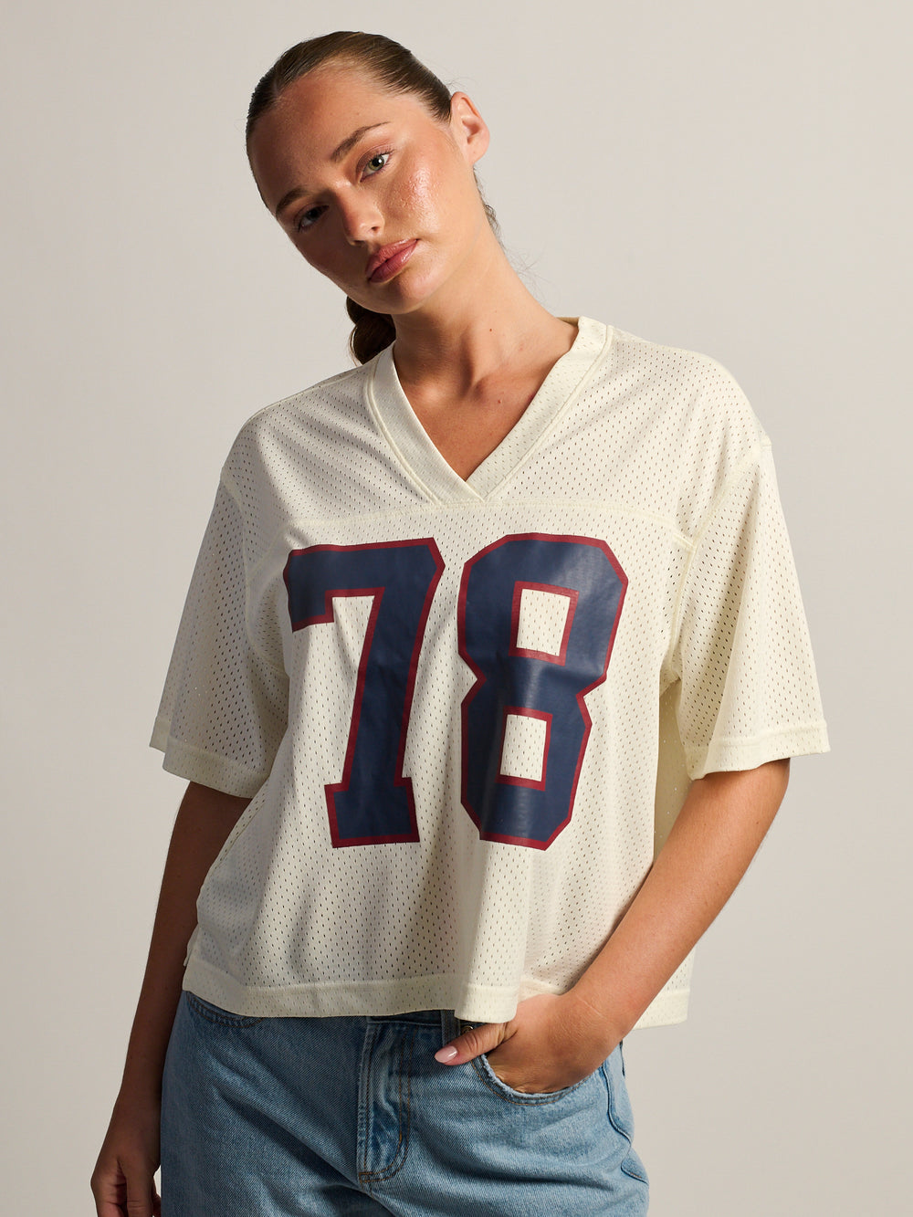 T-SHIRT HARLOW PINNY - BLANC CASSÉ