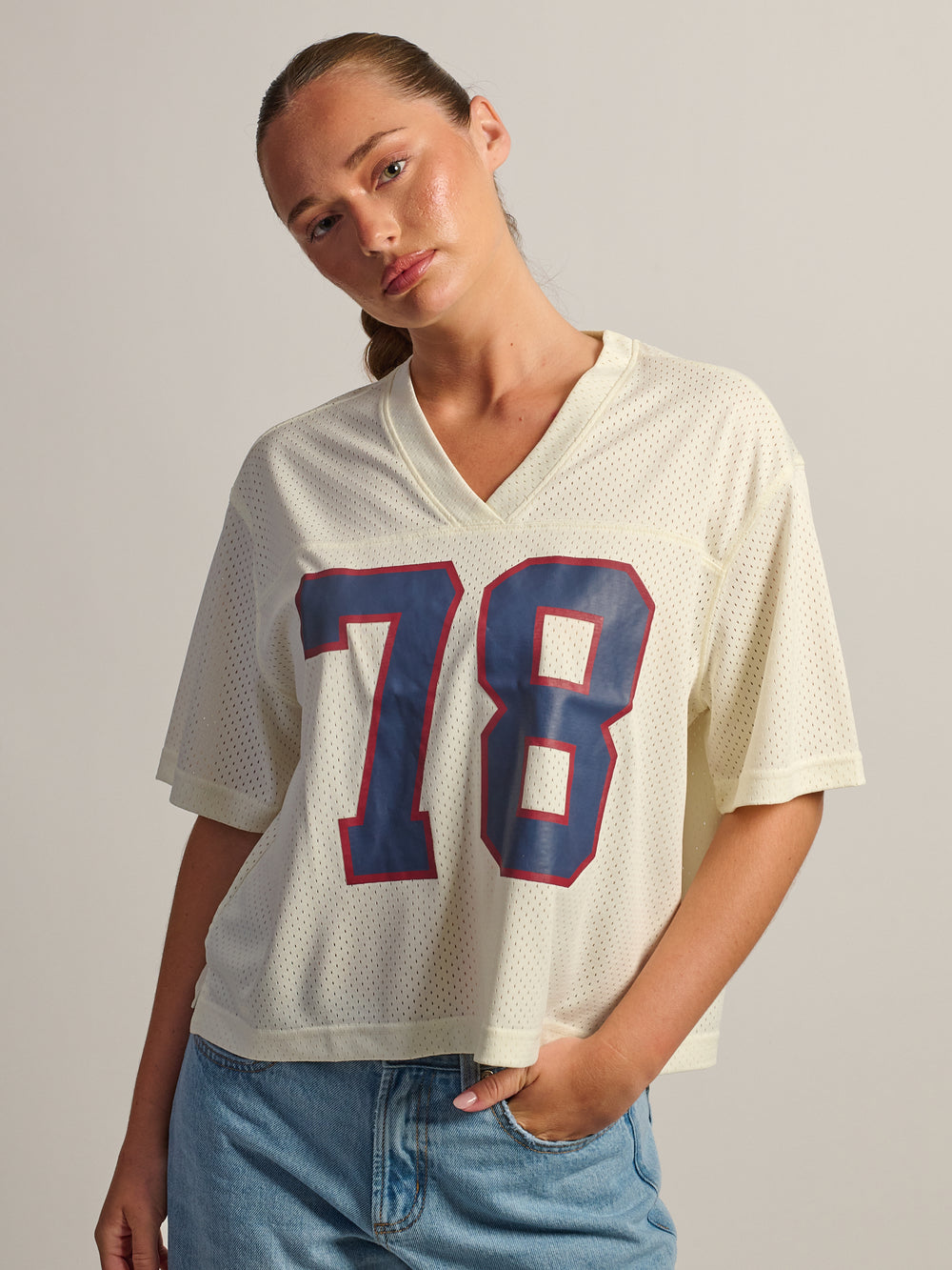 T-SHIRT HARLOW PINNY - BLANC CASSÉ