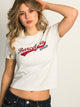 HARLOW HARLOW BRENNA BARCELONA TEE - CLOUD - Boathouse