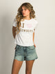 HARLOW HARLOW BRENNA COWBOY TEE - WHITE - Boathouse