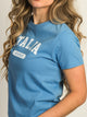 HARLOW HARLOW BRENNA ITALY TEE - BLUE - Boathouse
