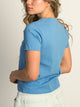 HARLOW HARLOW BRENNA ITALY TEE - BLUE - Boathouse
