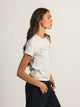 HARLOW HARLOW BRENNA MELANGE TEE - NEW YORk 24 - Boathouse