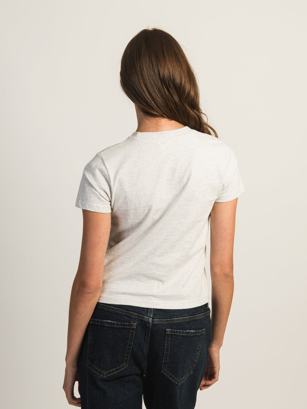 HARLOW BRENNA MELANGE TEE - NEW YORk 24