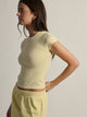 HARLOW GIA TEE - BABY YELLOW