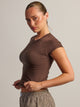 HARLOW HARLOW GIA TEE - BROWN - Boathouse