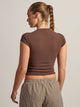 HARLOW HARLOW GIA TEE - BROWN - Boathouse