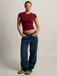 HARLOW HARLOW GIA TEE - BURGUNDY - Boathouse