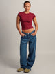 HARLOW HARLOW GIA TEE - BURGUNDY - Boathouse