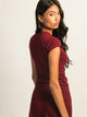 HARLOW HARLOW GIA TEE - BURGUNDY - Boathouse