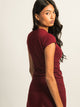 HARLOW HARLOW GIA TEE - BURGUNDY - Boathouse