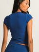 HARLOW GIA TEE - COBALT