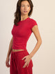 HARLOW HARLOW GIA TEE - RUBY - Boathouse
