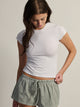 HARLOW HARLOW GIA TEE - WHITE - Boathouse