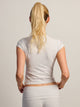 HARLOW HARLOW GIA MELANGE TEE - CLOUD - Boathouse