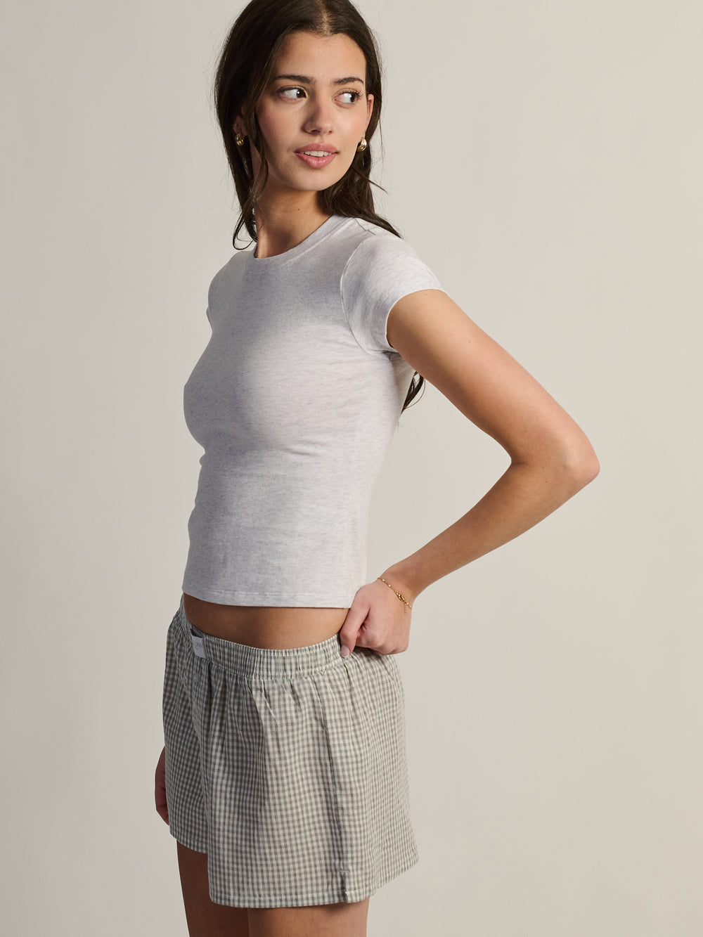 T-SHIRT HARLOW GIA - CLOUD
