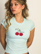 HARLOW HARLOW KATIE TEE - CRYSTAL BLUE - Boathouse