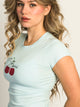 HARLOW HARLOW KATIE TEE - CRYSTAL BLUE - Boathouse