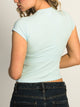 HARLOW HARLOW KATIE TEE - CRYSTAL BLUE - Boathouse