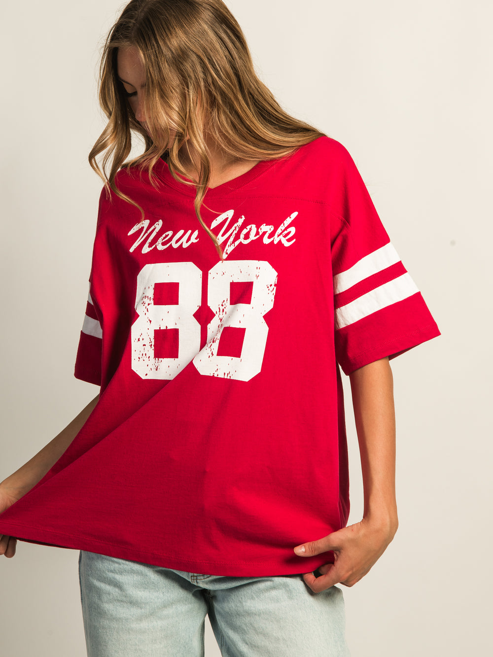 HARLOW BRADY TEE - PORT