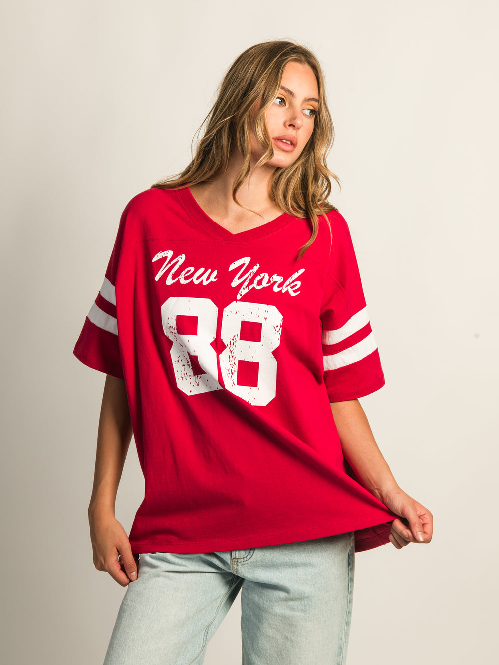 HARLOW BRADY TEE - PORT