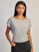 HARLOW HARLOW SKYE SLOUCH TEE - HEATHER GREY - Boathouse