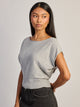 HARLOW HARLOW SKYE SLOUCH TEE - HEATHER GREY - Boathouse