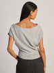 HARLOW HARLOW SKYE SLOUCH TEE - HEATHER GREY - Boathouse