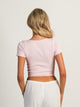 HARLOW HARLOW SQUARENECK SEAMLESS TEE - LIGHT PINK - Boathouse