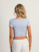 HARLOW HARLOW SQUARENECK SEAMLESS TEE - PERIWINKLE - Boathouse